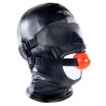 KINKgear Cagoule SM avec Bâillon et masque Subfull Noire